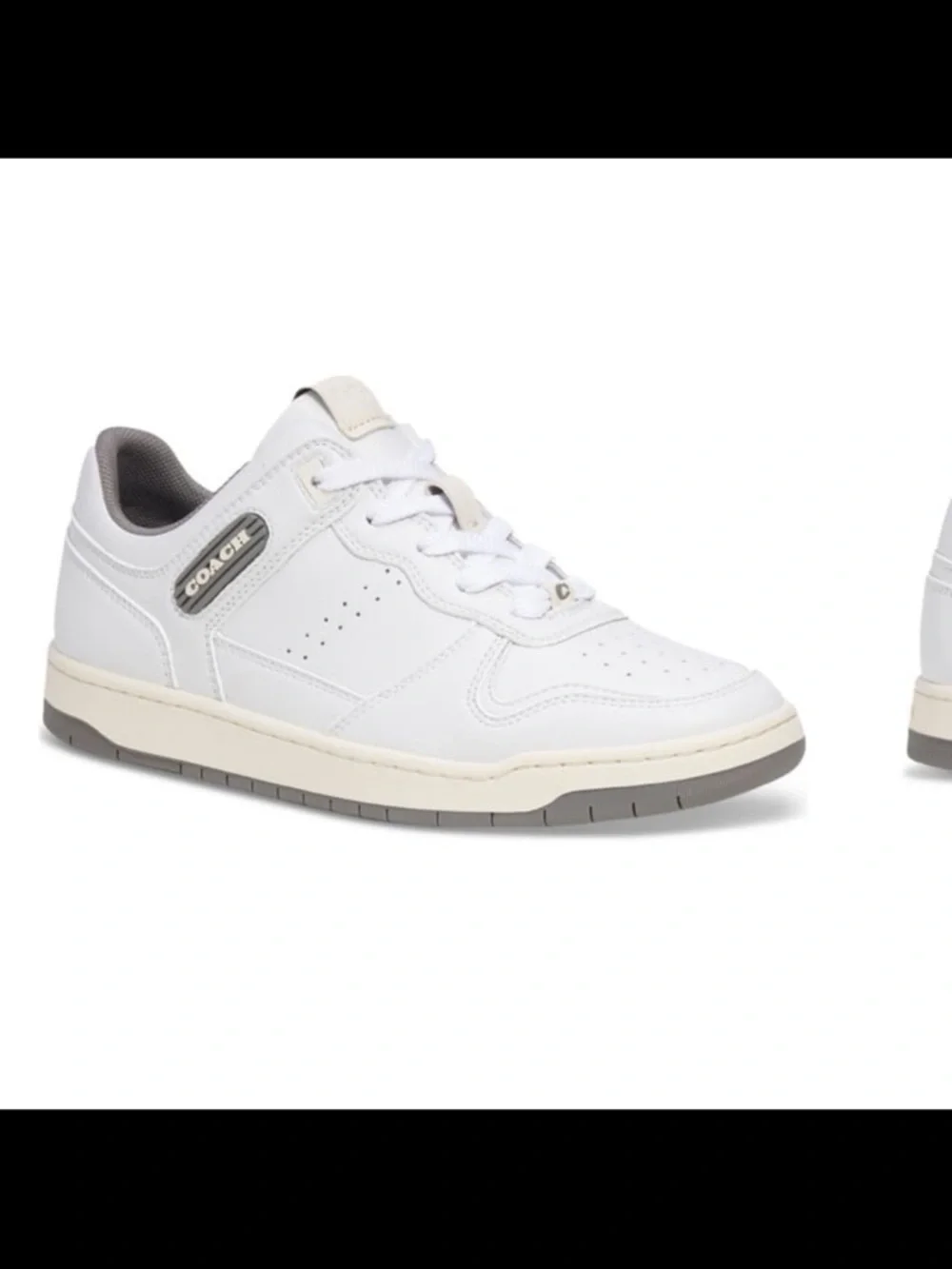 NWB coach women’s C201 lace up court sneakers size 8